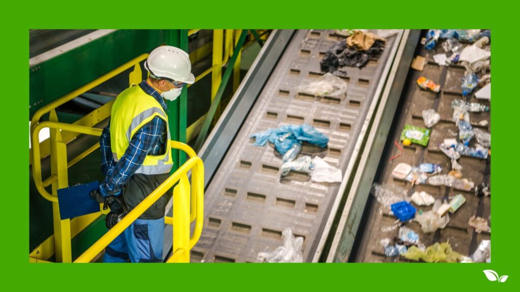 recycling centre sorting