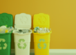 recycling bins over flowing